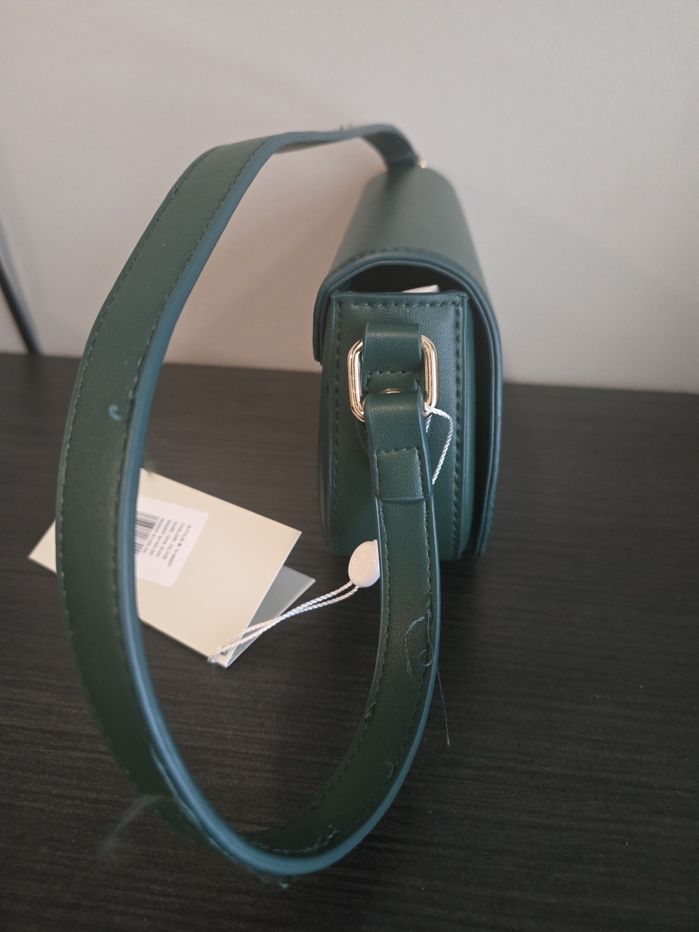 Valentino Orlandi Green Leather Shoulder Bag NWT Rwtail $168 - Picture 4 of 10